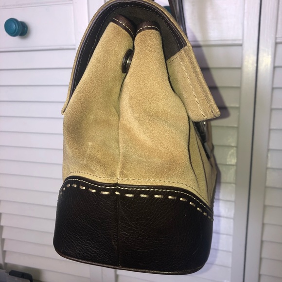 Vintage suede leather Coach shoulder 💼 - Picture 3 of 7